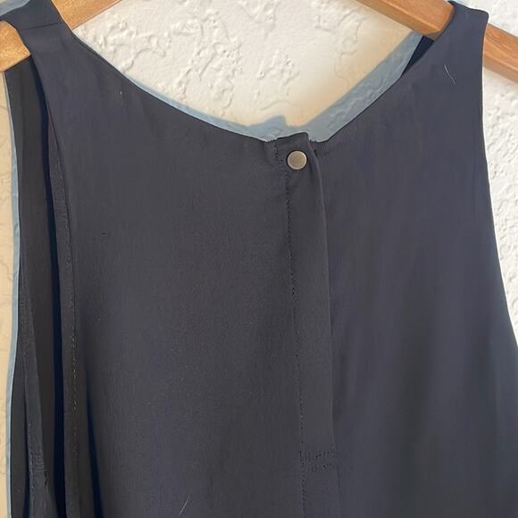 A.L.C. Black Sparkle Studs Sleeveless Tank Top Viscose ALC Date Night Glam Party - Picture 6 of 8